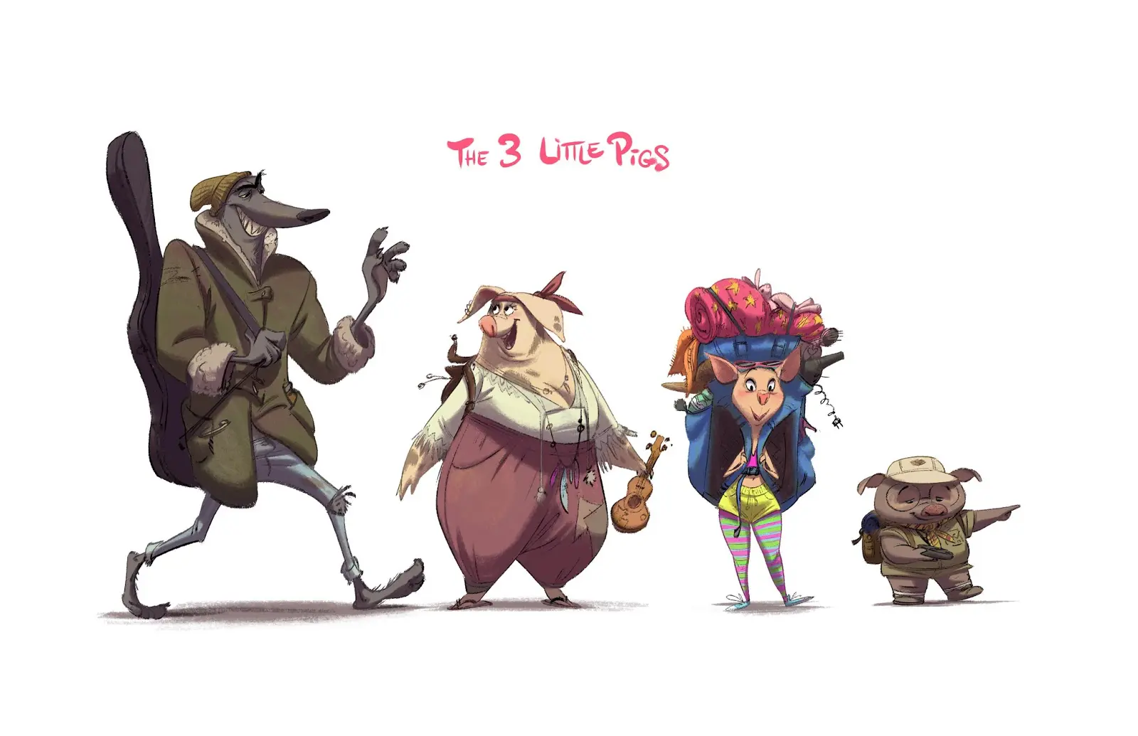 Cécile Carre- Ilustración-Dibujo-arte-Diseño de personajes-animación