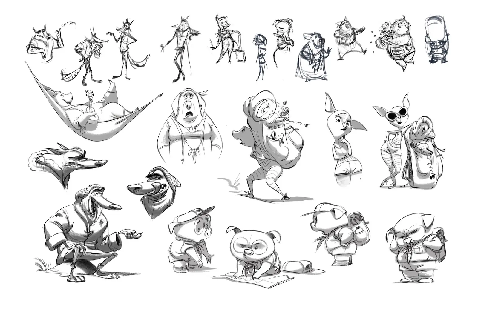 Cécile Carre- Ilustración-Dibujo-arte-Diseño de personajes-animación