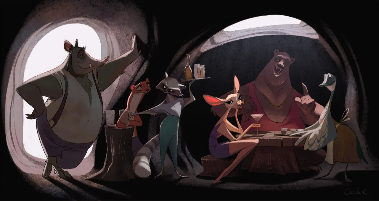 Showreel, Tutoriales y Portfolio de Cécile Carre: Ilustración y Diseño de Personajes