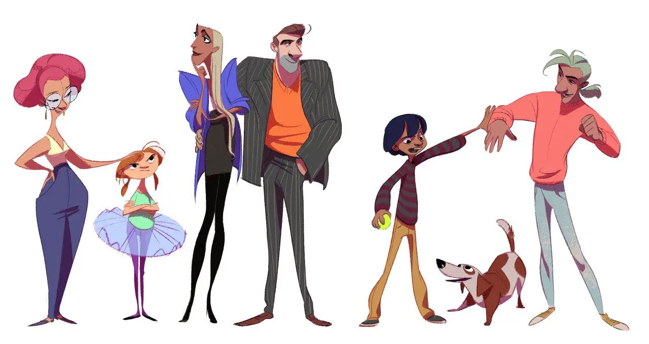 Showreel, Tutoriales y Portfolio de Cécile Carre: Ilustración y Diseño de Personajes