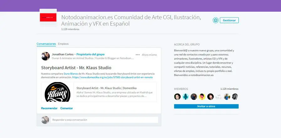 ofertas de empleo para artistas digitales. Animación 2d & 3d, ilustración, arte 3d, diseño, VFX, postproducción y arte digital. Portales de empleo especializado de la industria del cine, publicidad, videojuegos y TV