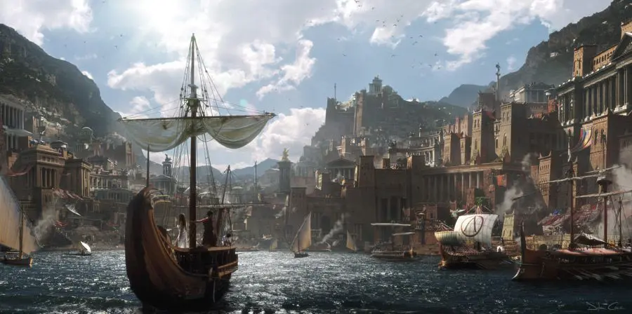 Digital Matte & Concept Art El Arte de Dylan Cole