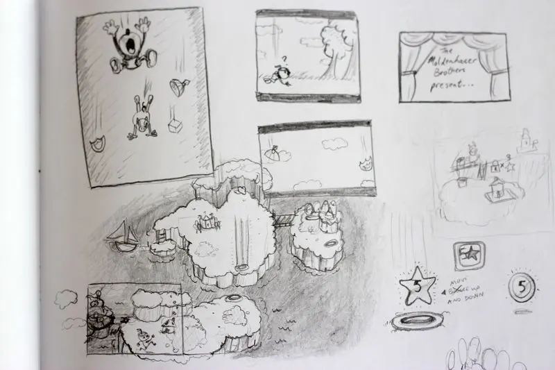 El arte de Cuphead Concept Art, trailer gameplay, Making of, entrevistas, animation process, charlas, storyboard, matte painting, y diseños originales