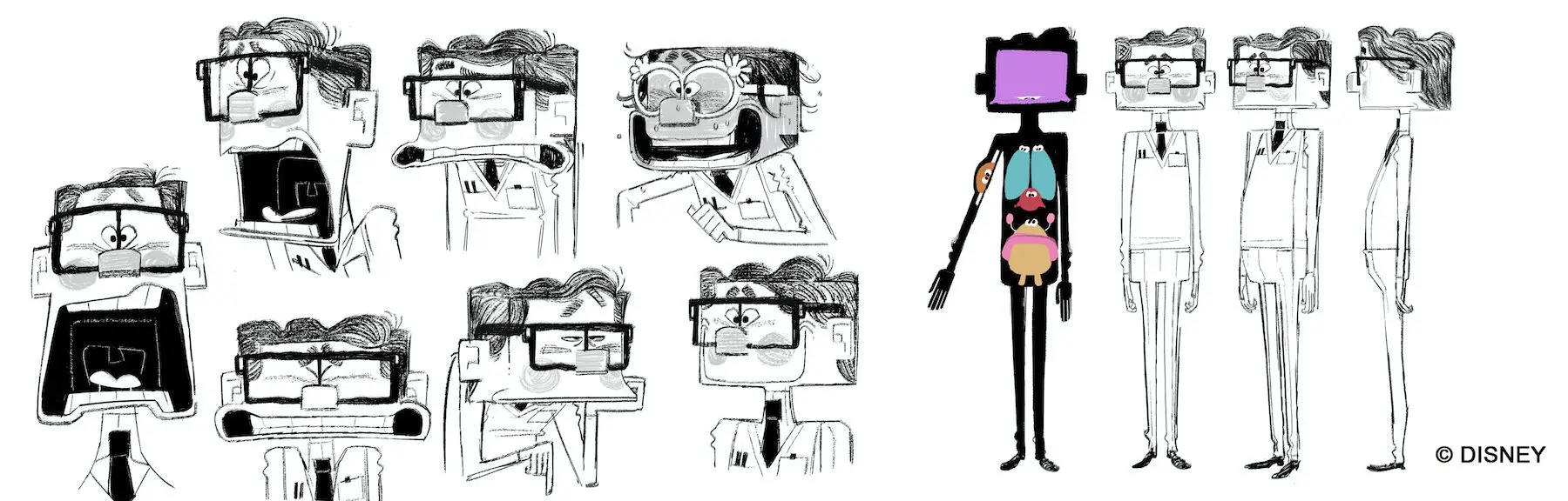 Inner workings cortometraje completo diseño de personajes & concept art