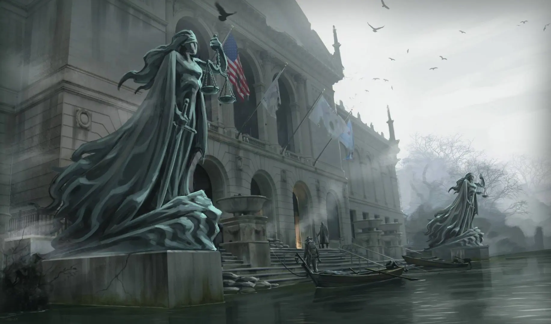 Cinemática-videojuego-The Sinking City