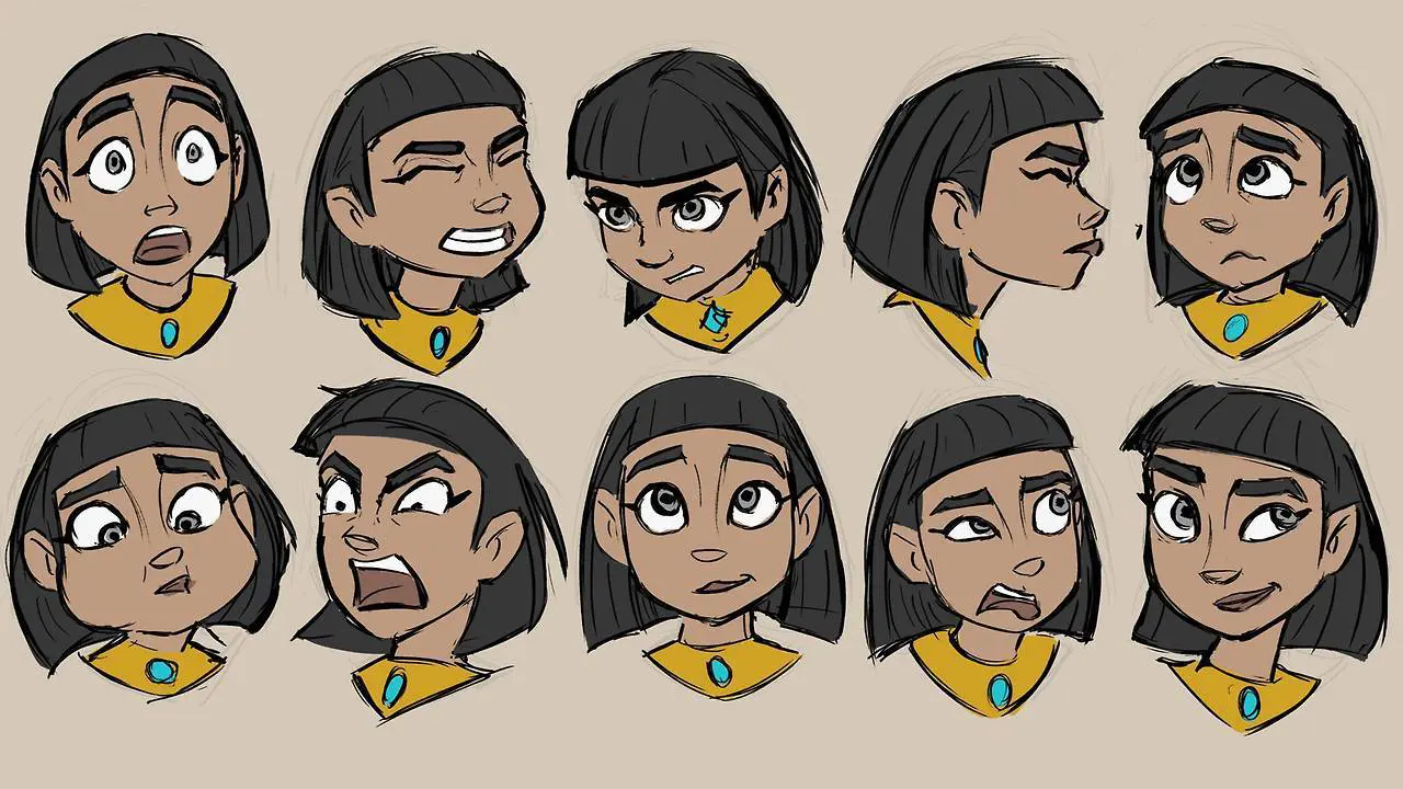 cortometraje de Animación- 3d-Pharaoh-concept art- bocetos