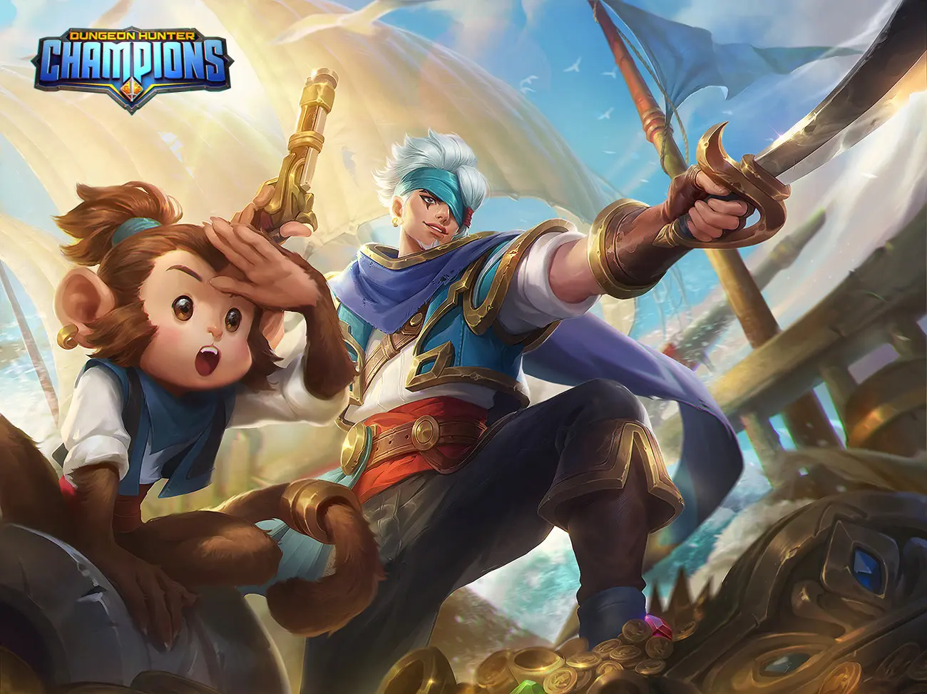 Videojuego-Dungeon Hunter Champions-Animación 3d-Trailer-