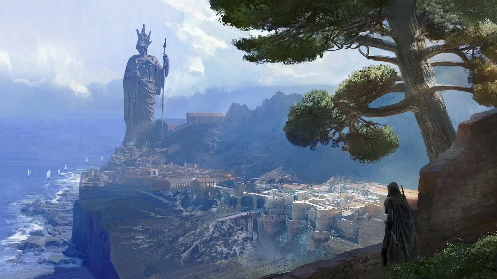 Concept art-Videojuego-Assassing Creed Odissey