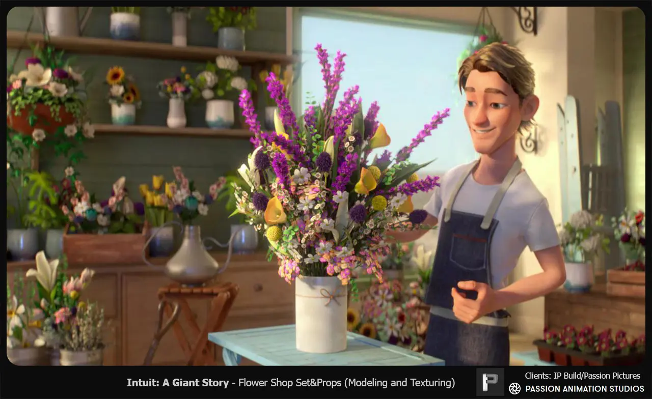 Intuit, A Giant Story-spot de animación3d-cortometraje