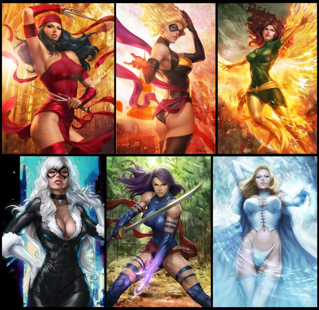 El Arte de Stanley Lau Artgerm Diseño de Personajes y Concept Art