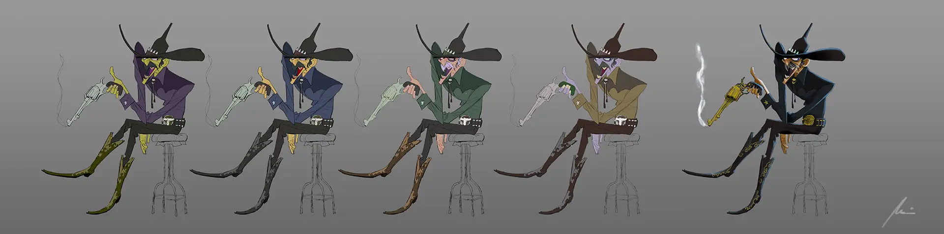 color principios del diseño de personajes