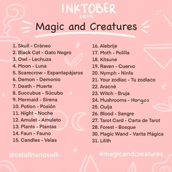 lista alternativa inktober 2015