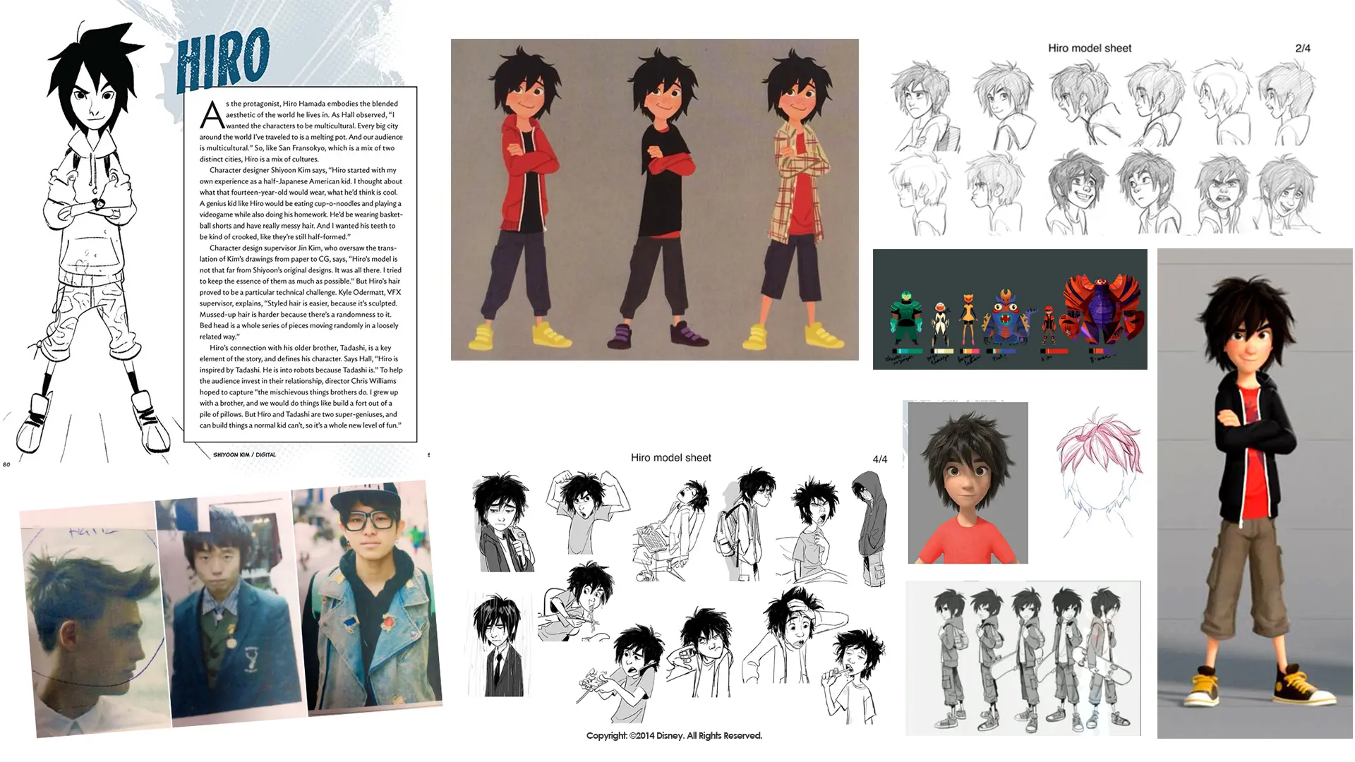 diseño de preproduccion personajes