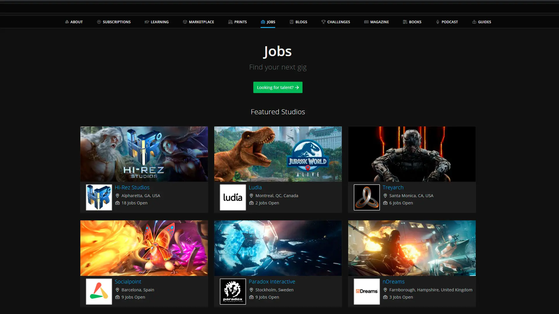 portales de empleo vfx