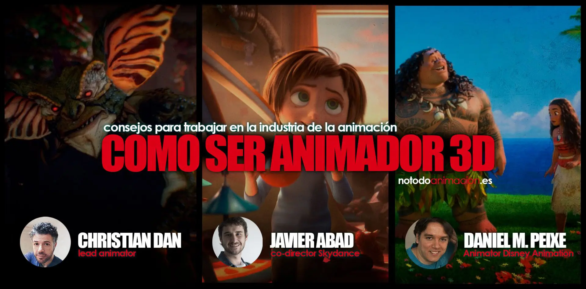 ser animador - trabajar en la industria de la animación