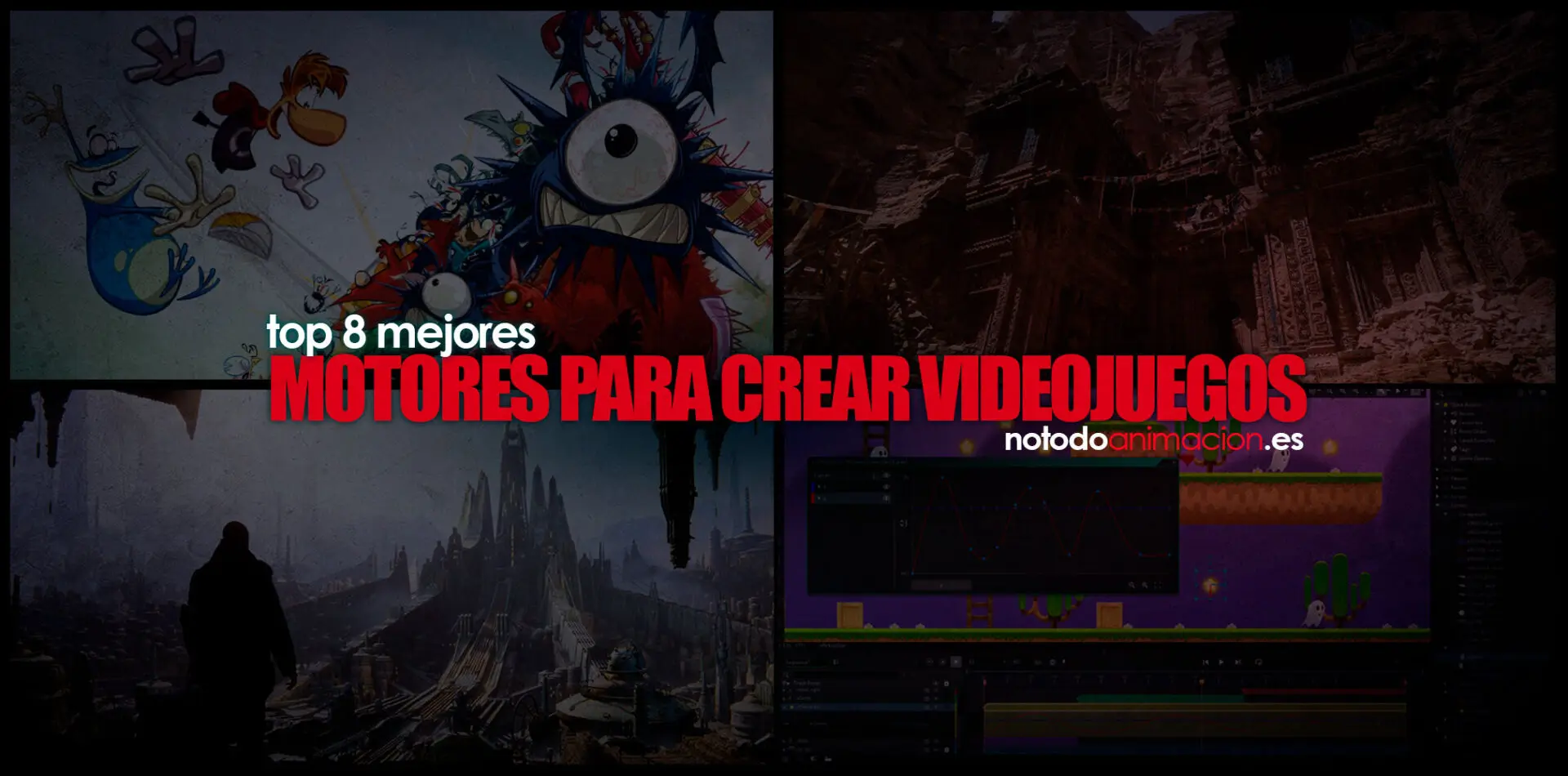 motores de videojuegos mas usados