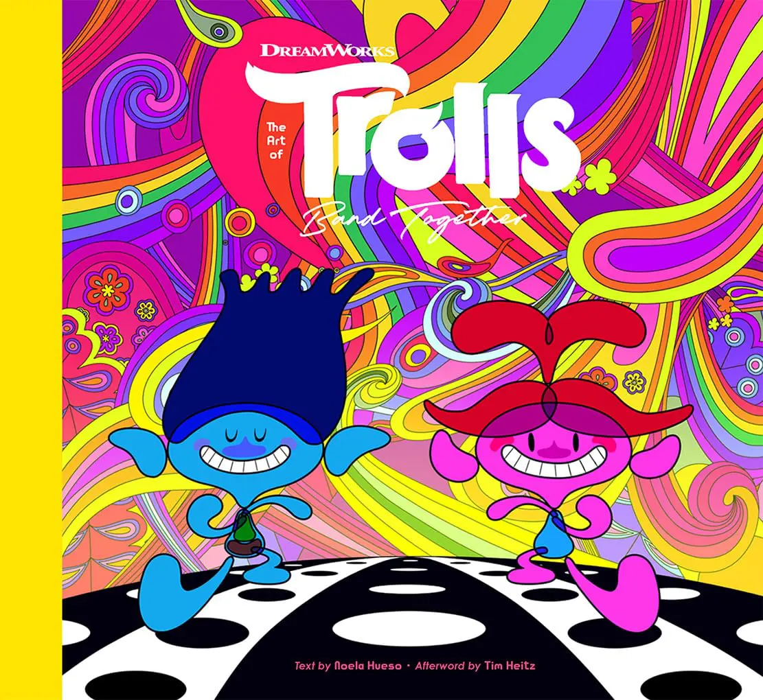 The Art of DreamWorks Trolls Band Together artbook
