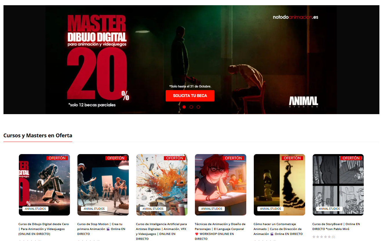 cursos de animación