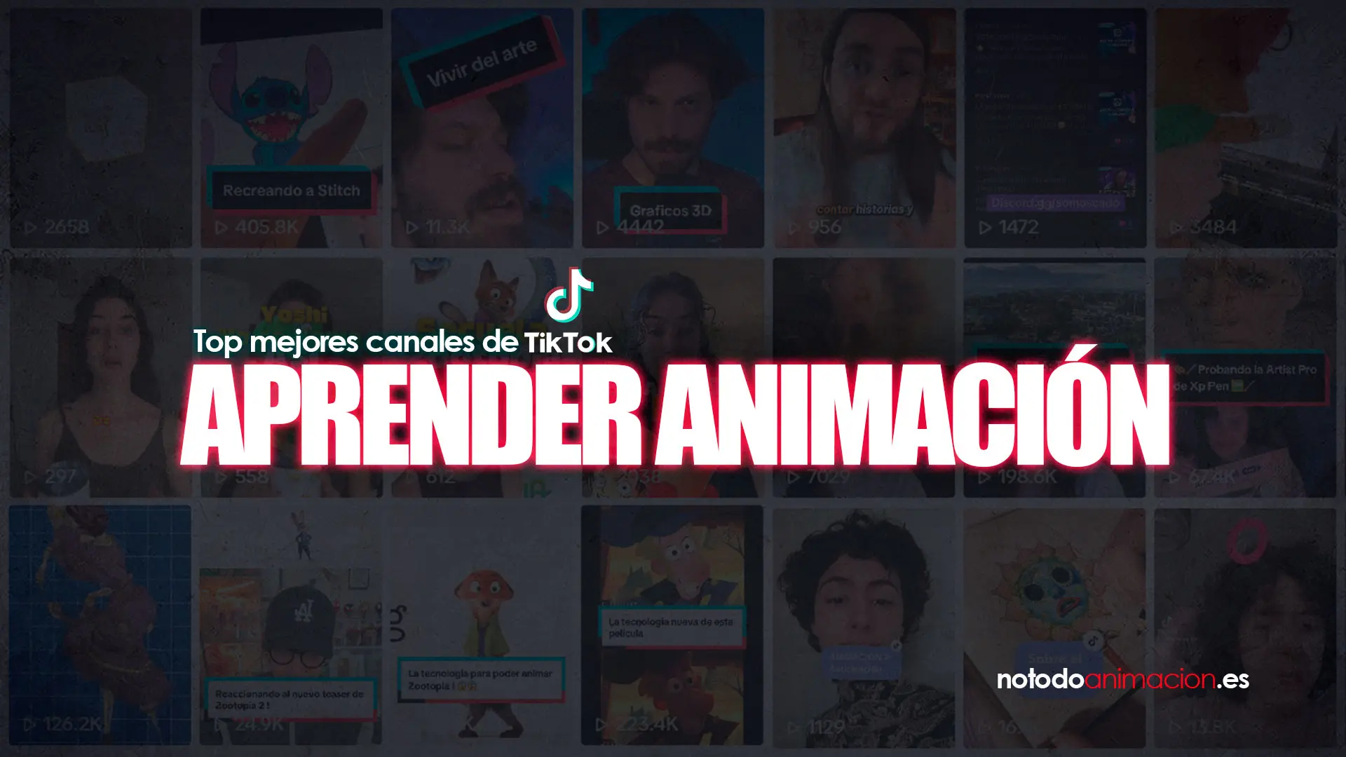 aprender animacion canales de tiktok