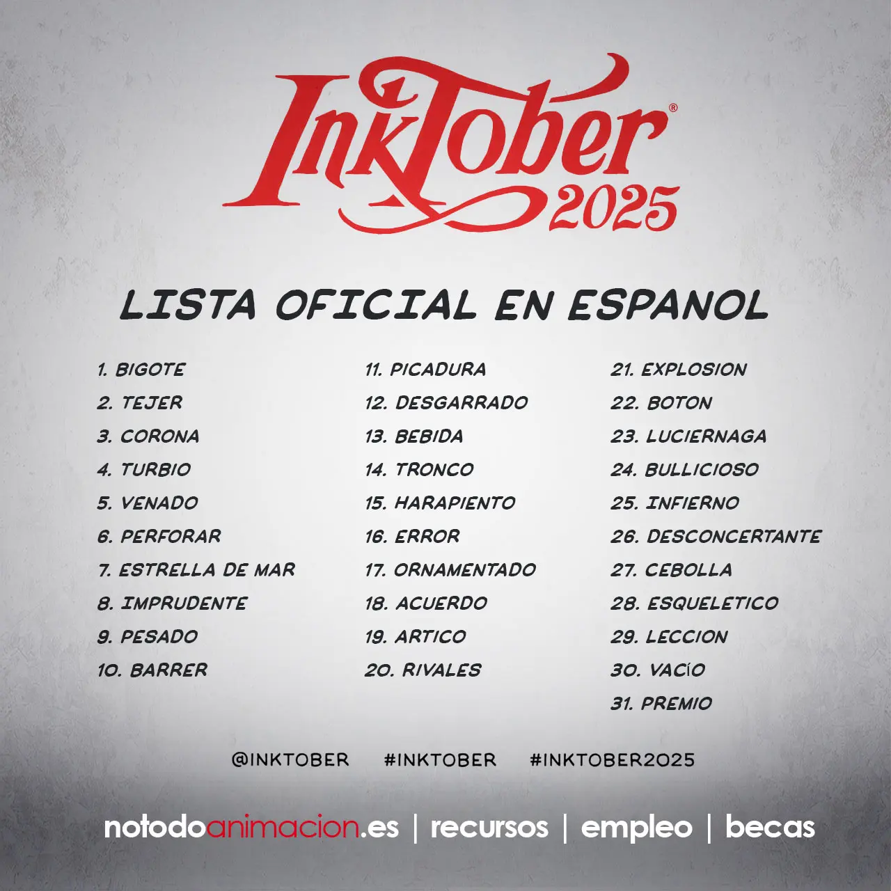 inktober 2025 español
