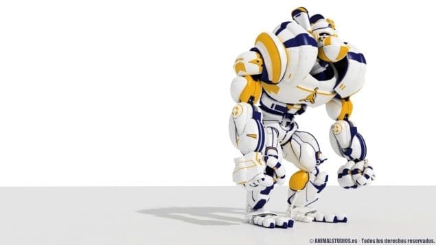 Animal Studios Gorilla 2.0. Animacion 3d Robot