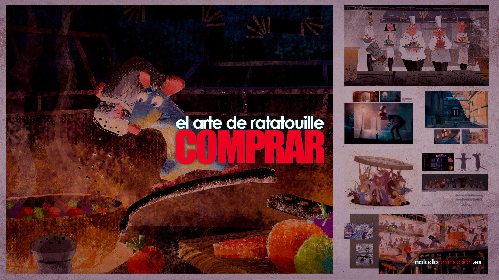 El Arte de Ratatouille art book