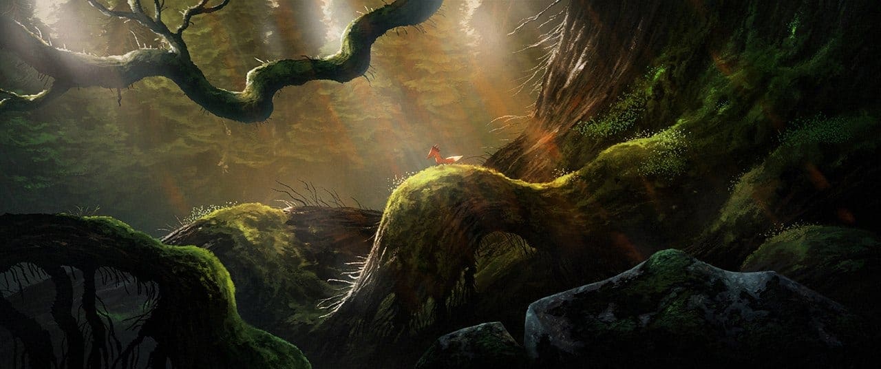 Cortometraje de animación-2d-3d-Fox and the Whale