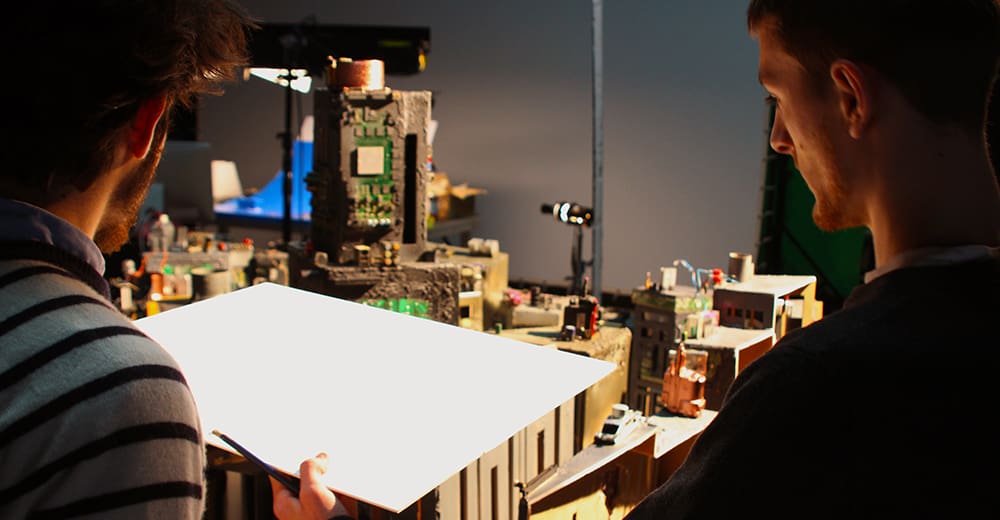 Voyage-cortometraje de animación-escenarios-stop motion-animación 3d