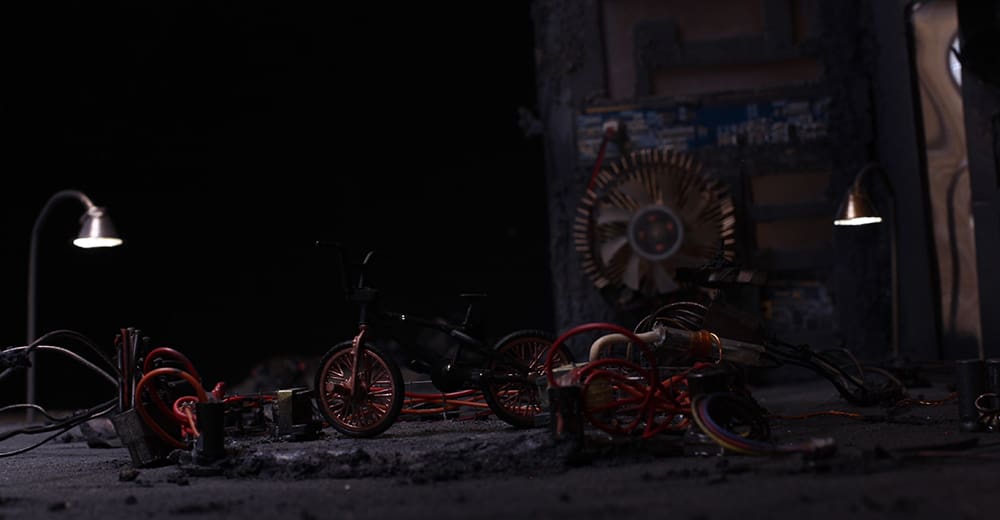 Voyage-cortometraje de animación-escenarios-stop motion-animación 3d