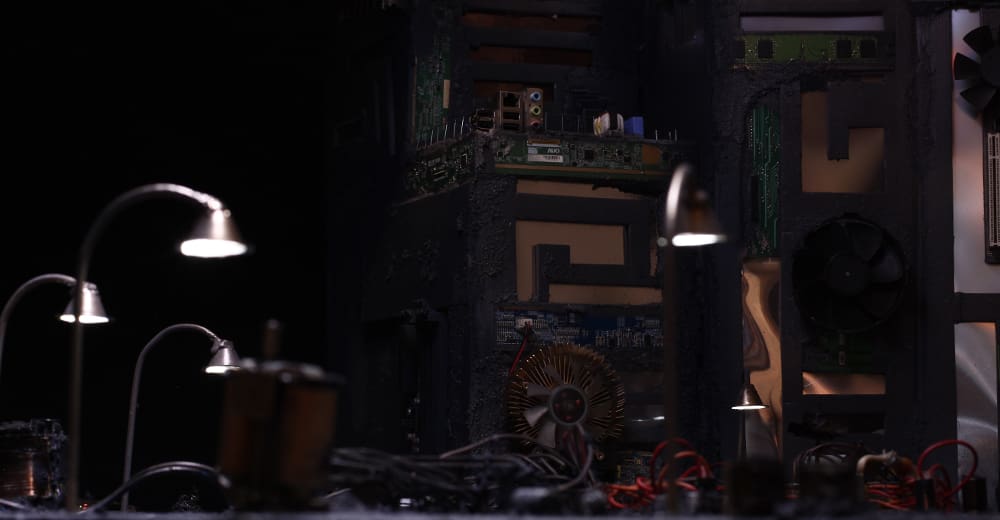 Voyage-cortometraje de animación-escenarios-stop motion-animación 3d