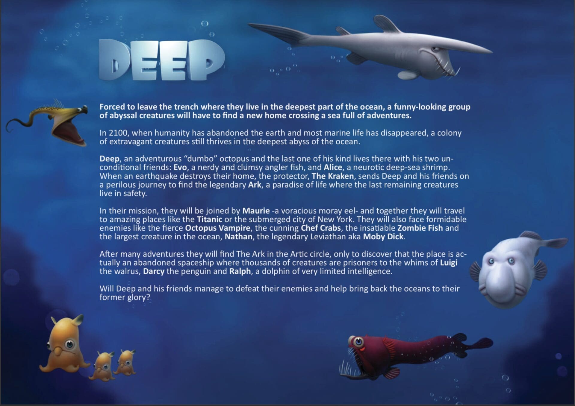 Cómo hacer una Biblia de Animación Deep la película