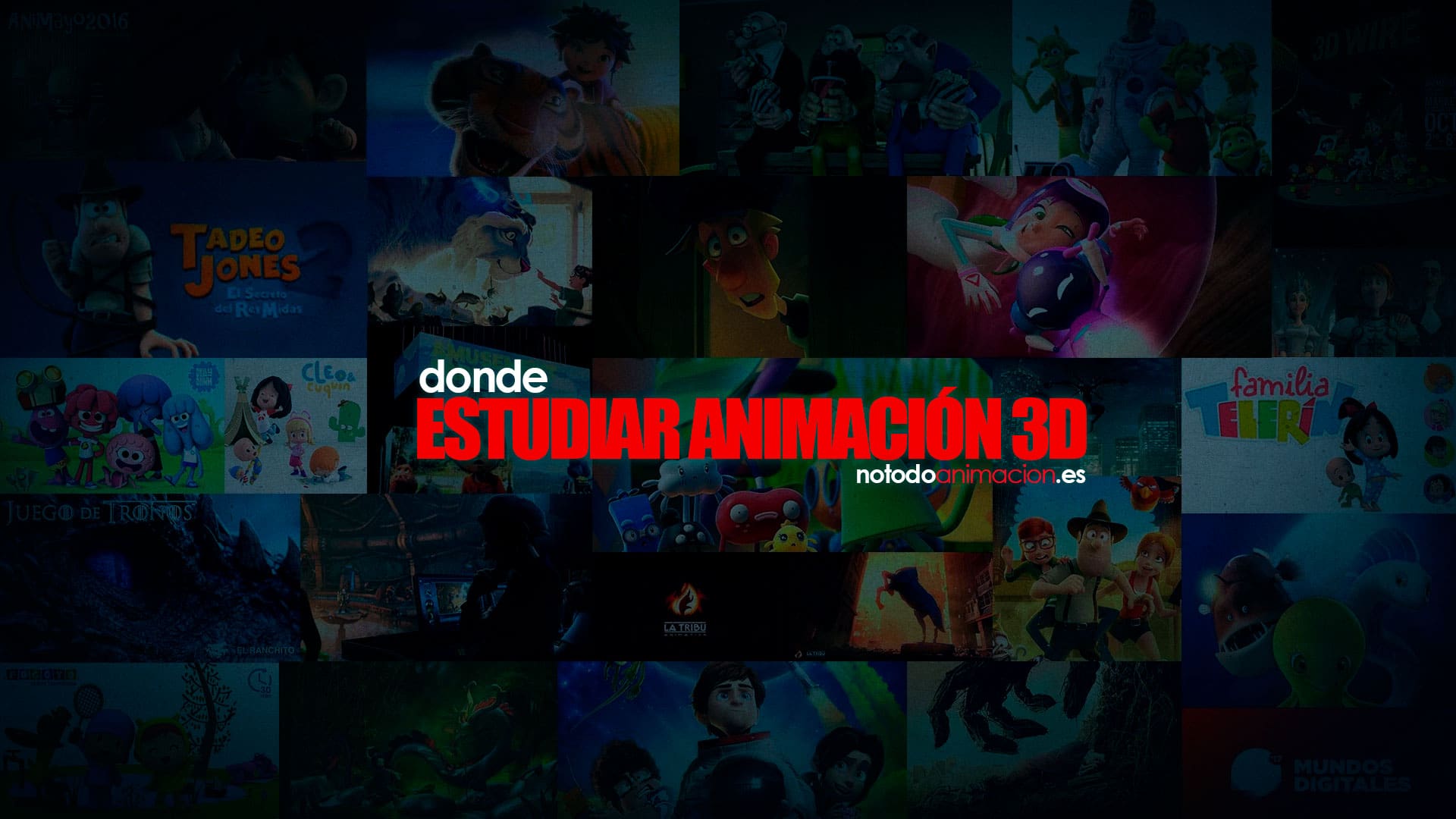 carrera Animación 3D