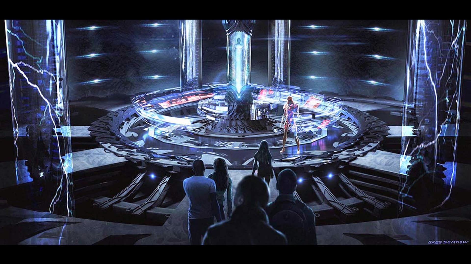 Greg Semkow power rangers movie Ilustración y Concept Art