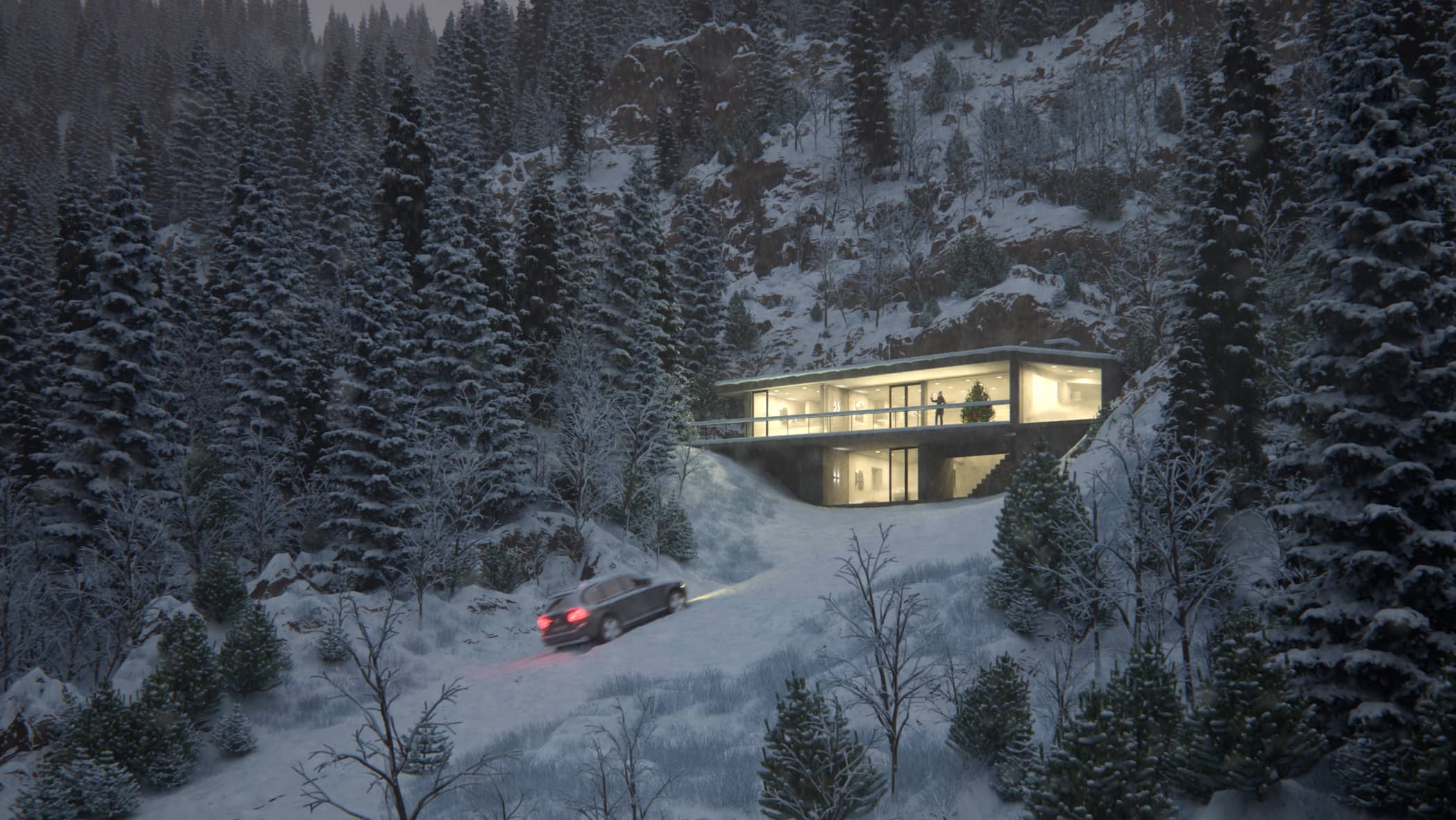 Tutorial Cómo crear Nieve 3D Realista con 3ds max y Forest Pack