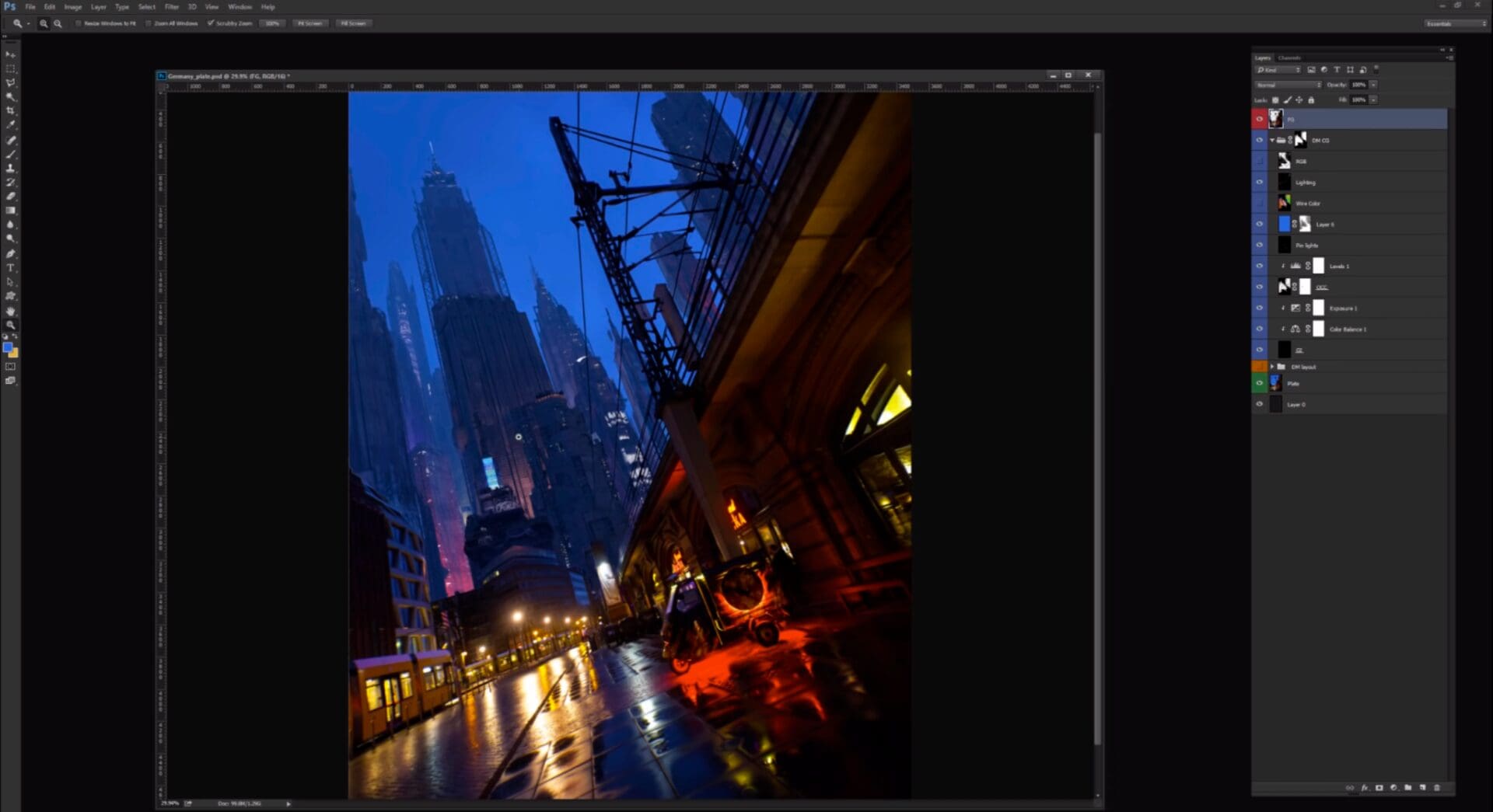 Matte painting en español notodoanimacion tutorial digital matte