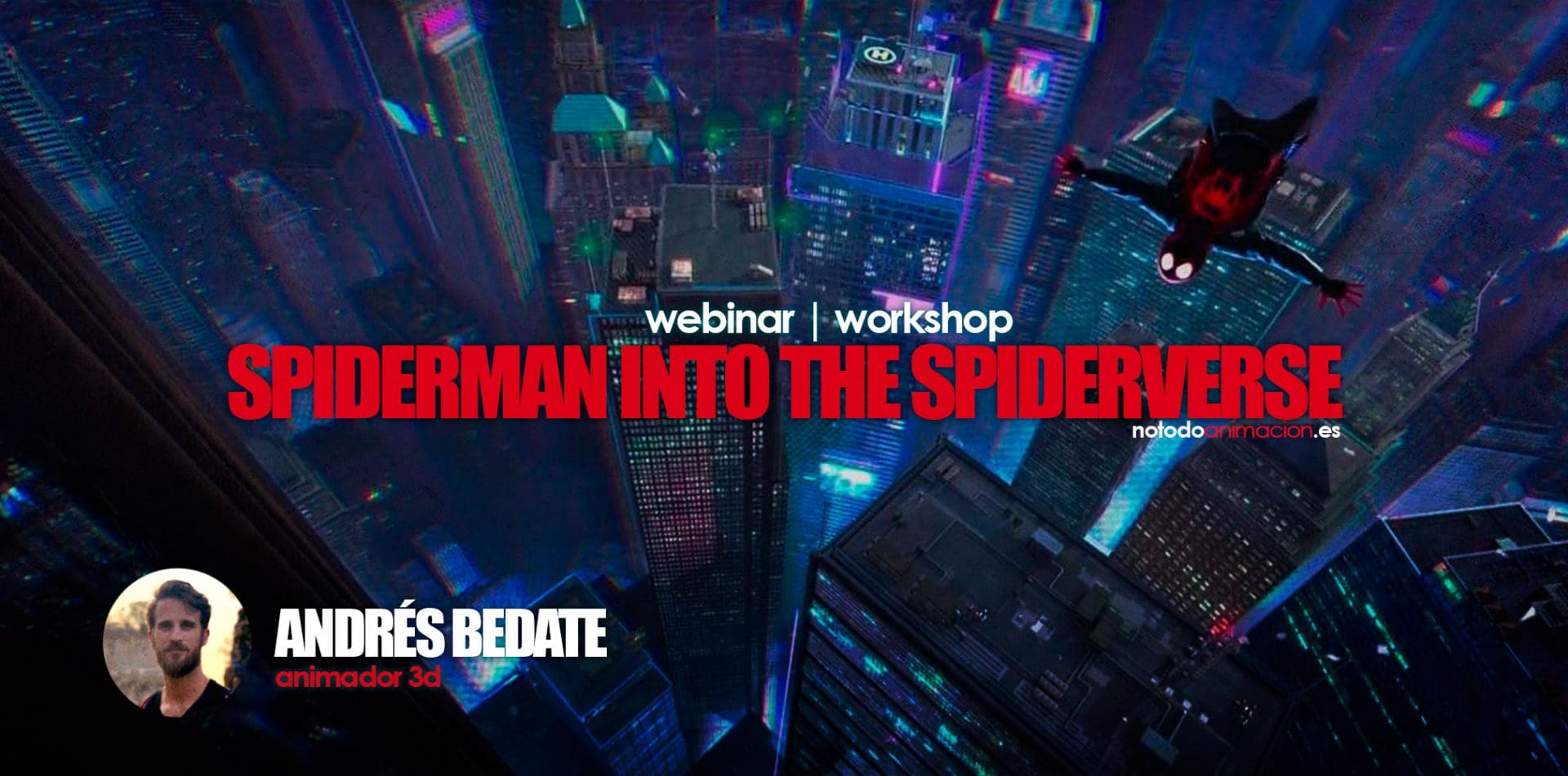 animacion 3d spiderman spider-verse