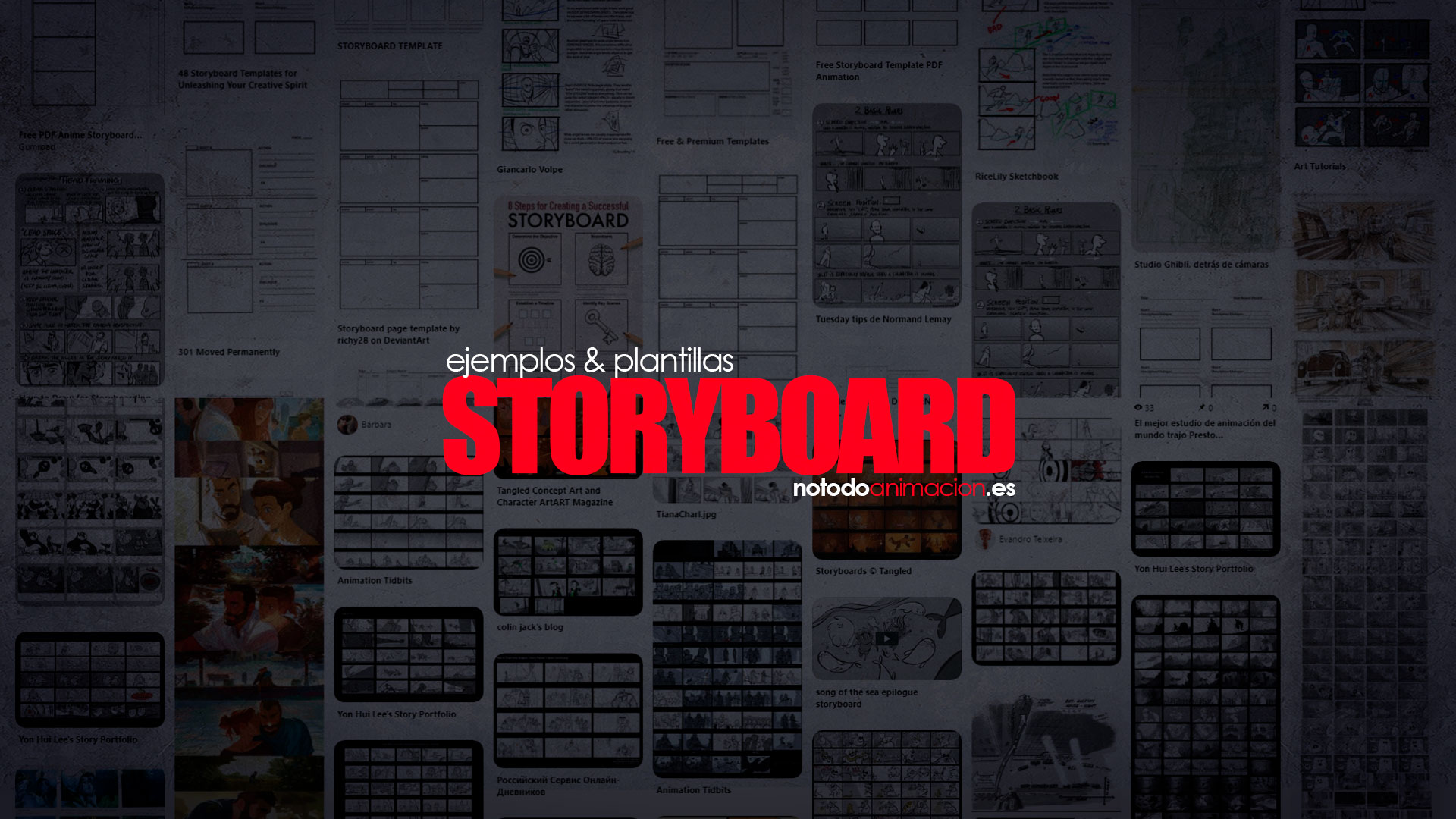 storyboard ejemplos y plantillas