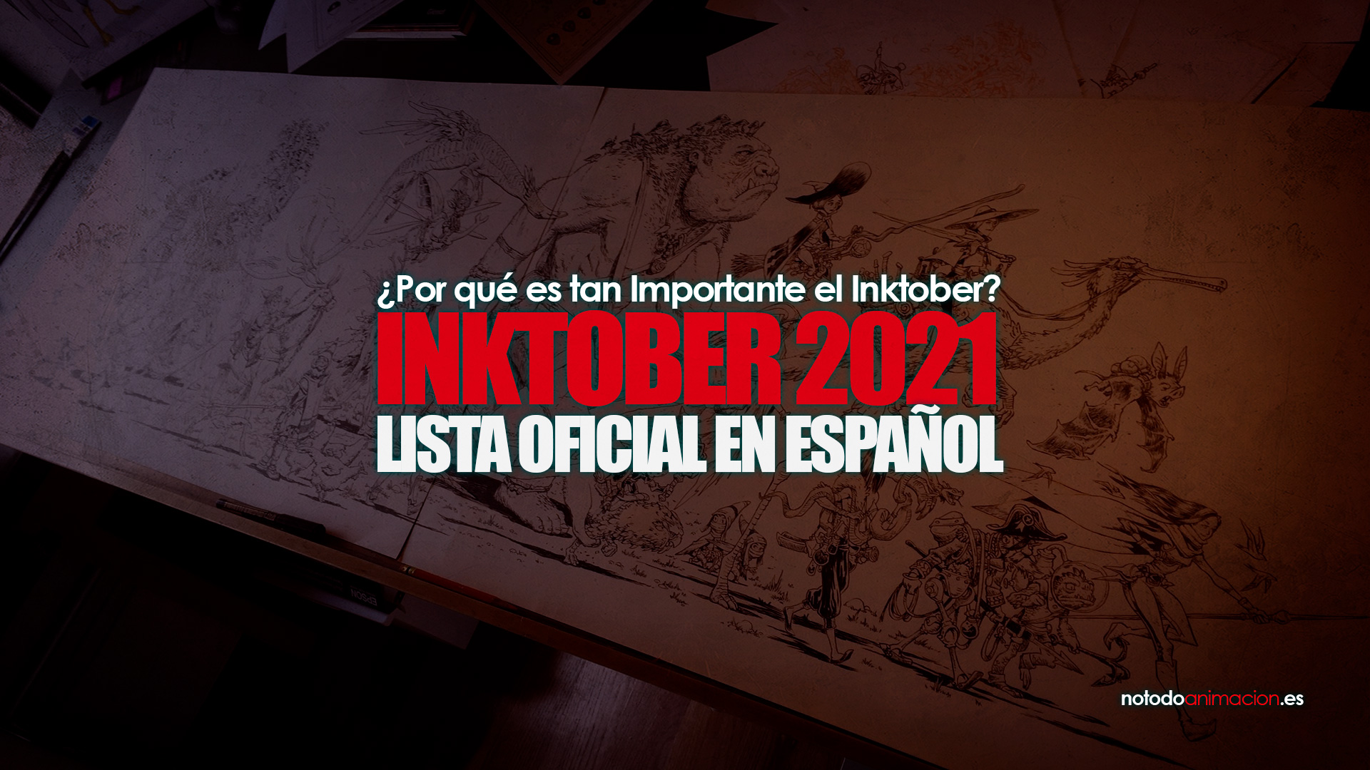 inktober 2021 lista oficial en español