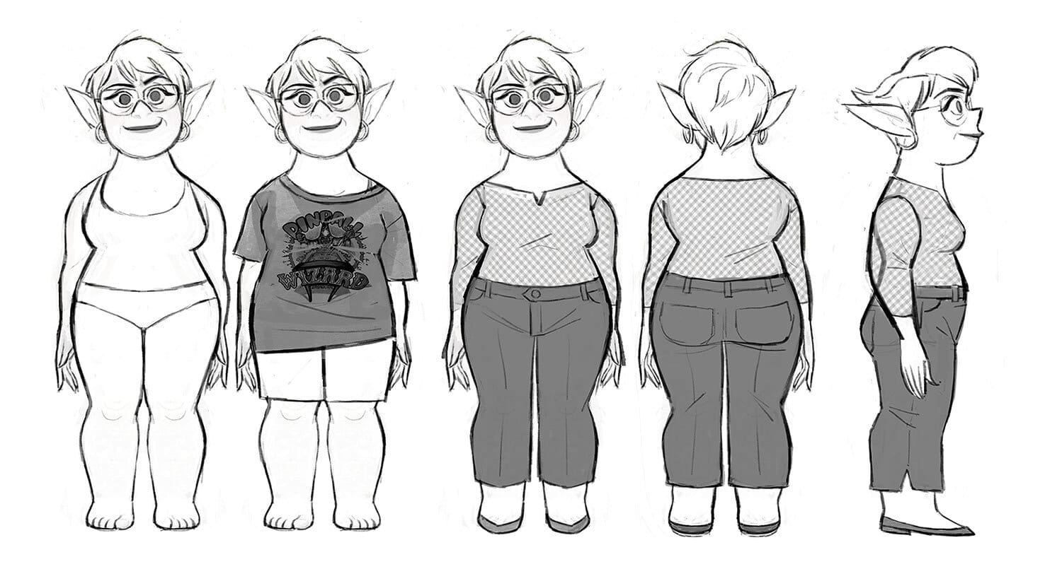 DISEÑO DE PERSONAJES ONWARD