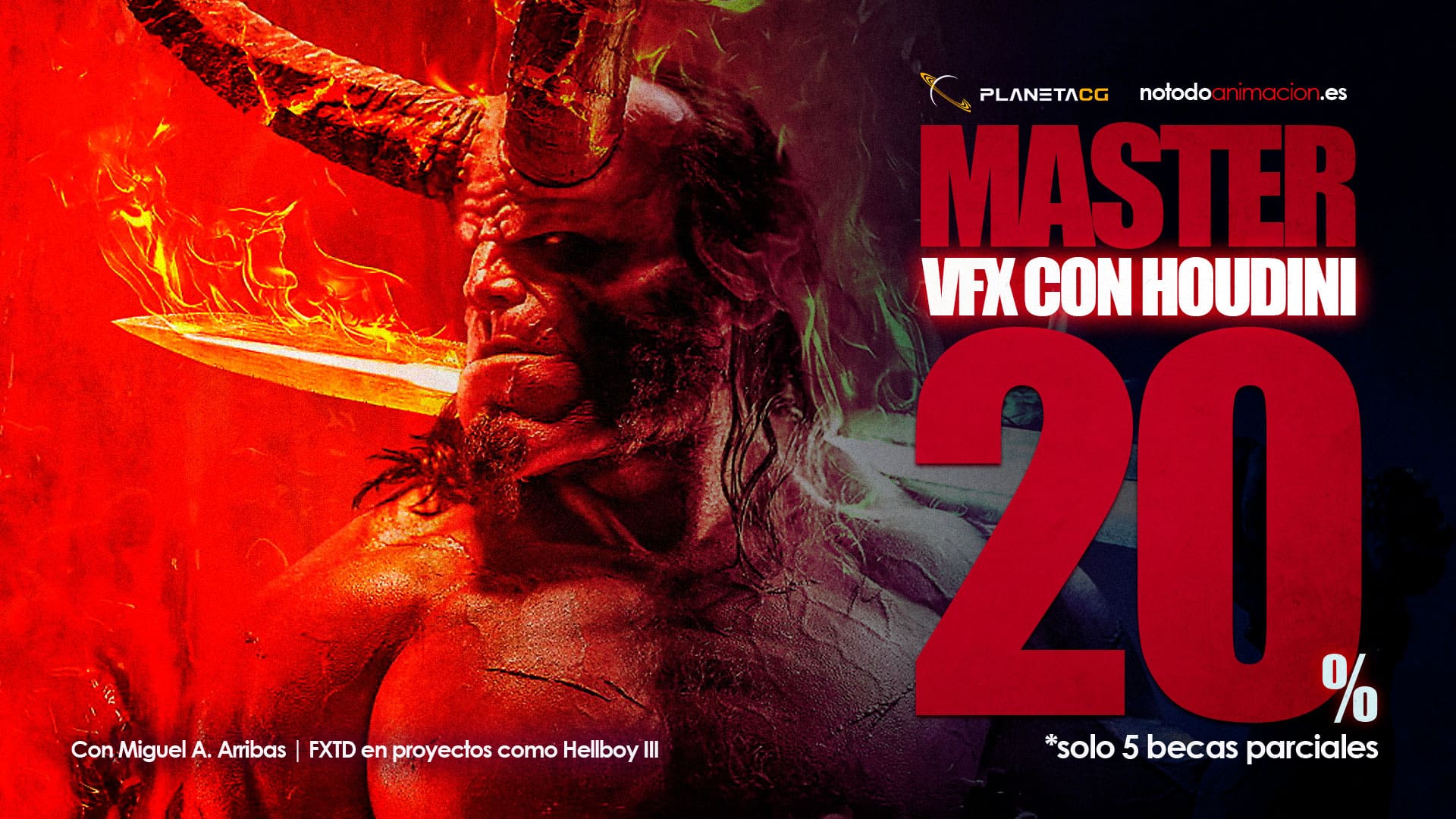 Máster Profesional de VFX con Houdini ❤️ 5 BECAS PARCIALES