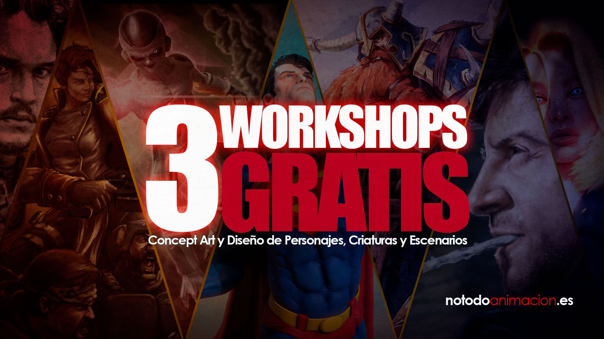 concept art y diseño de personajes