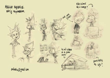 dibujo diseño de personajes