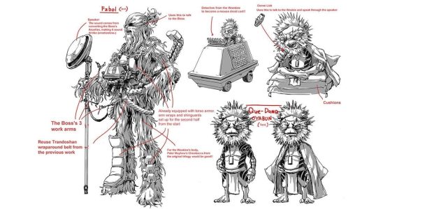 STAR WARS VISIONS diseño de personajes